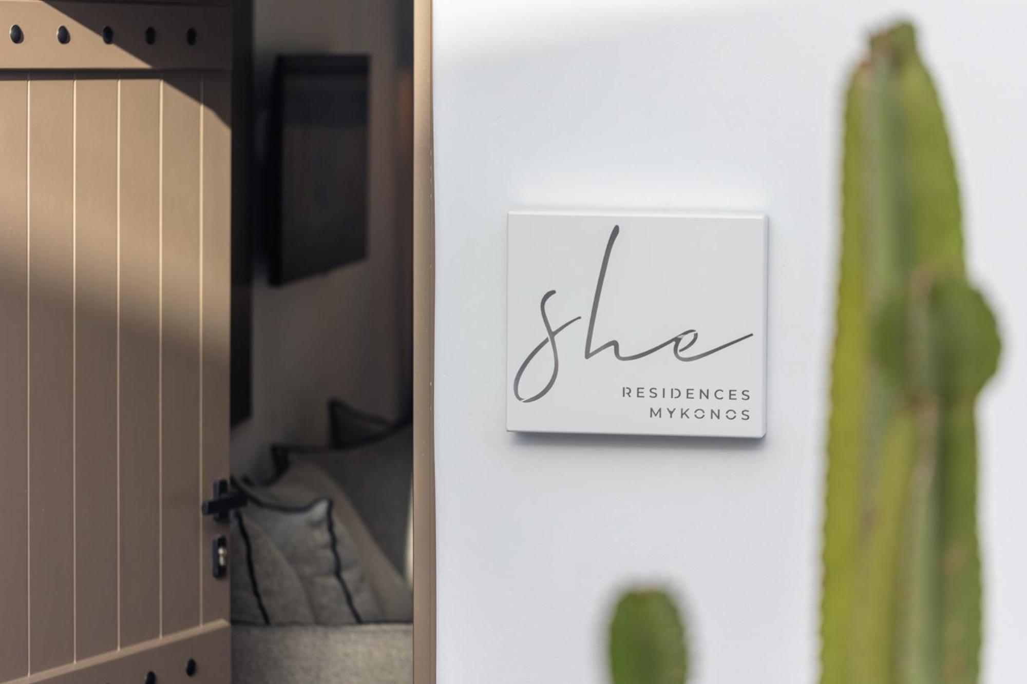 Mykonos Town She Mykonos - The Residencyアパートホテル エクステリア 写真